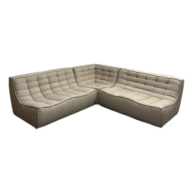 Jacques Deneef for Ethnicraft N701 Modular Sectional, Set of Three