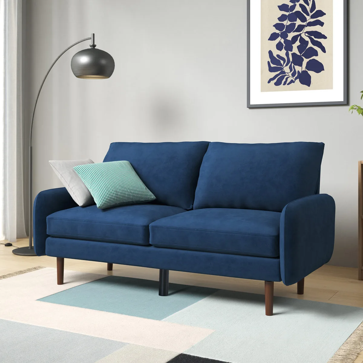 Cartlin 70.1" Upholstered Mid-Century Modern Sofa (Wade Logan)