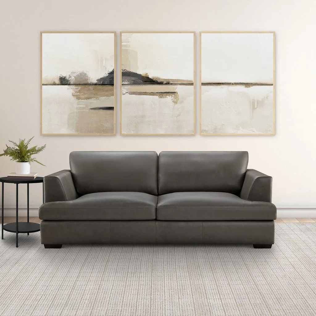 Abbyson Home Lisbon Leather Sofa