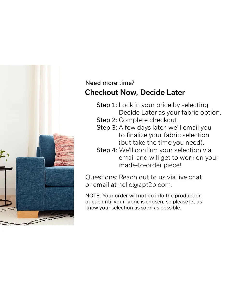 Logan Drive Apartment Size Sofa