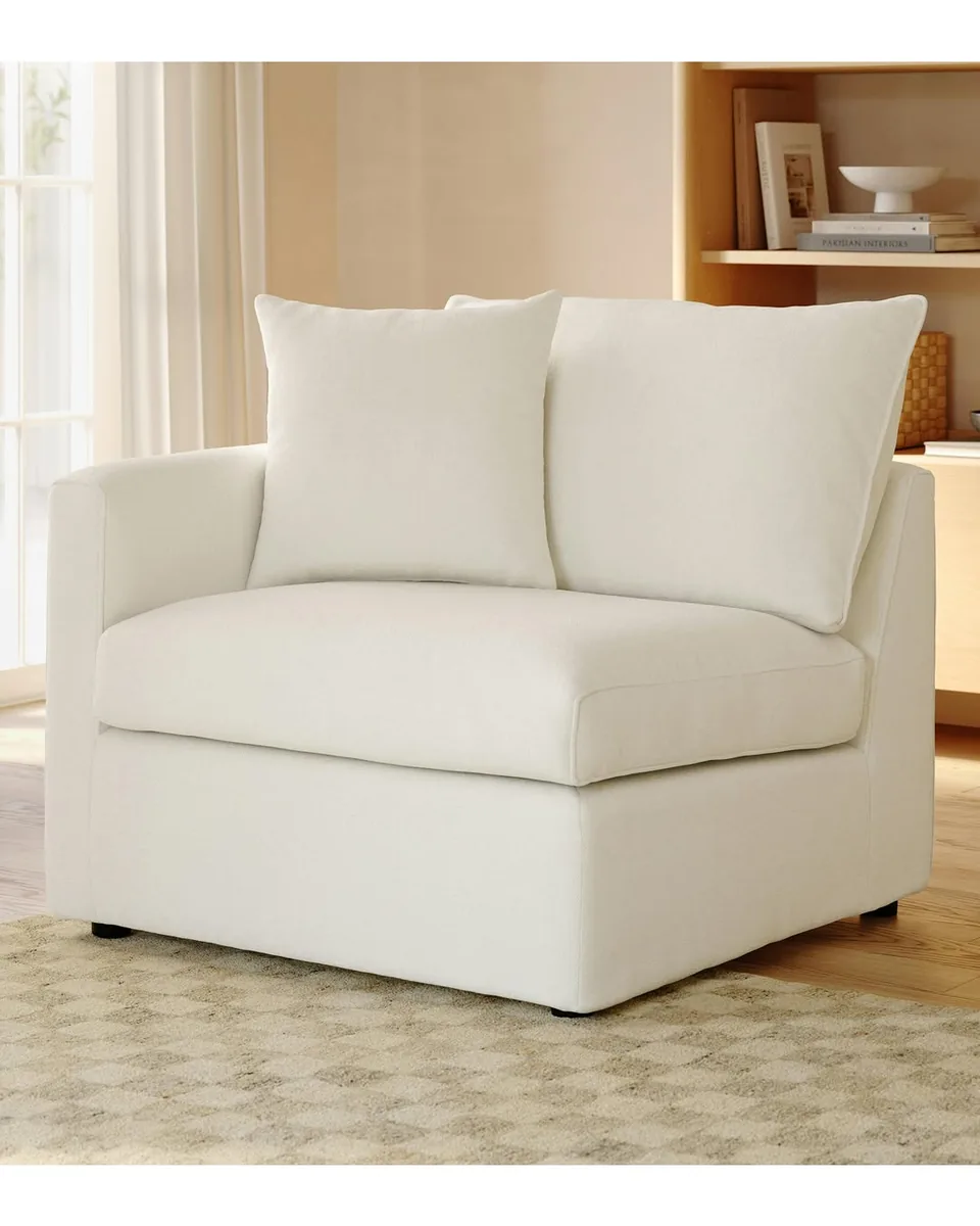 Lenae 36" Left Arm Module - Savoy Ivory