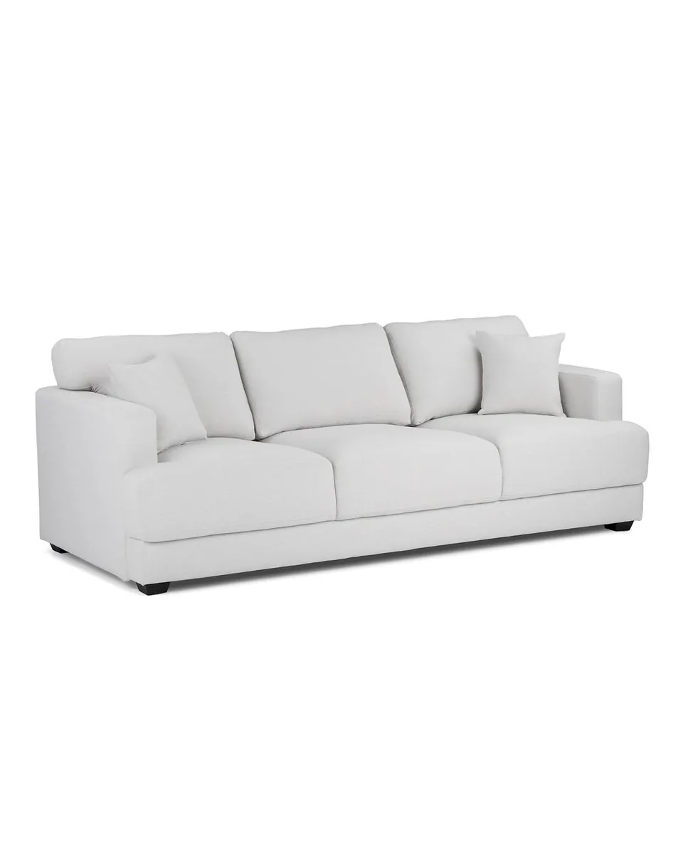 Dawn 93" Sofa - Silver Ivory