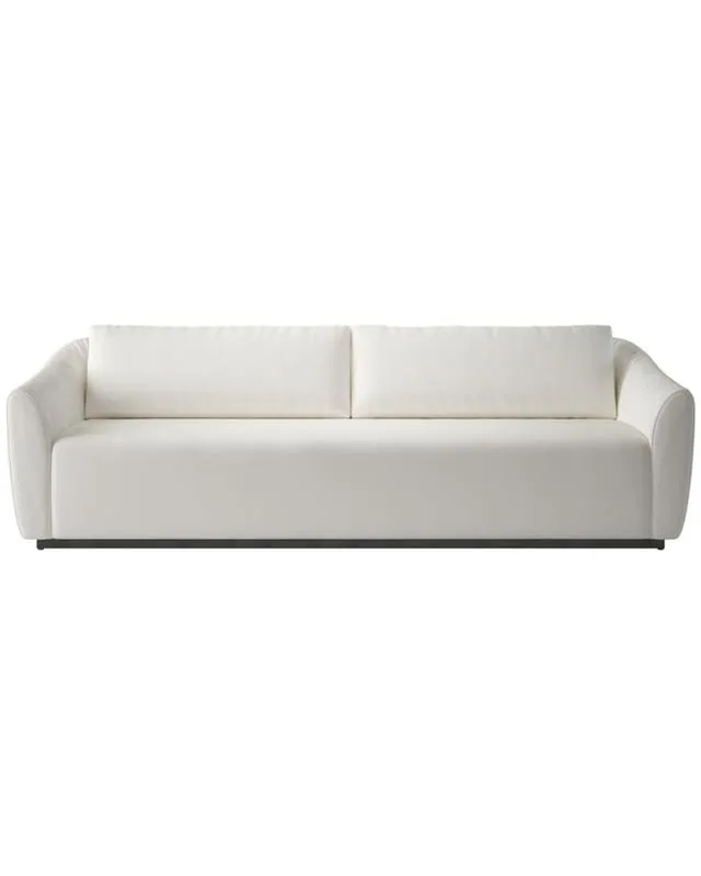 Emile 99" Ruched Sofa Dream Pina Colada