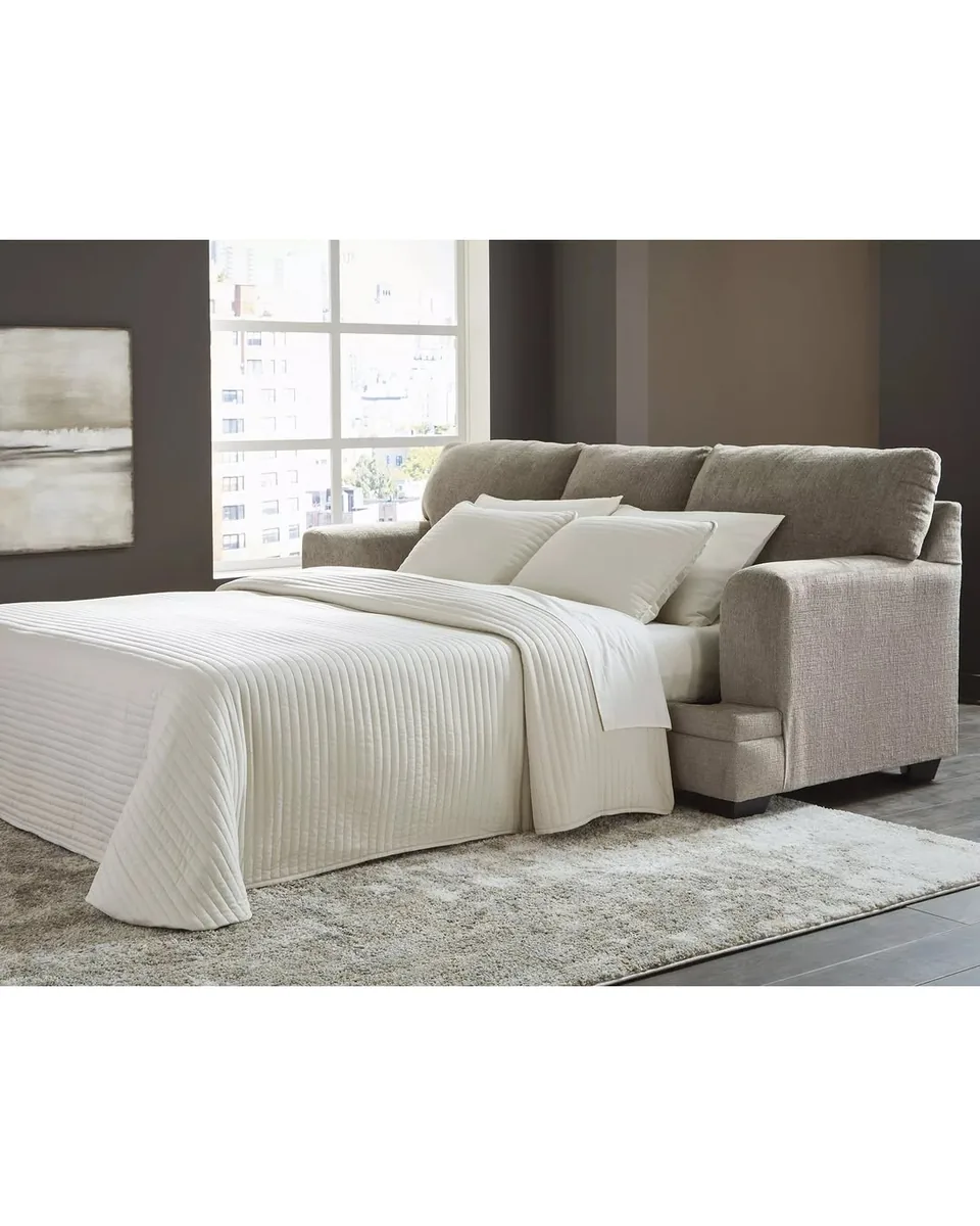Stonemeade Taupe Queen 92" Sofa Sleeper