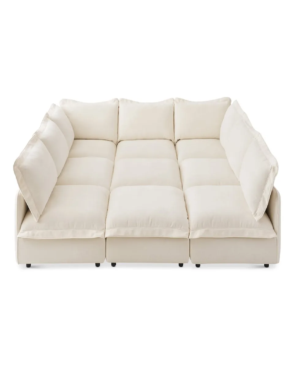 Qoosh 9-Seat Cloud Pit Sectional