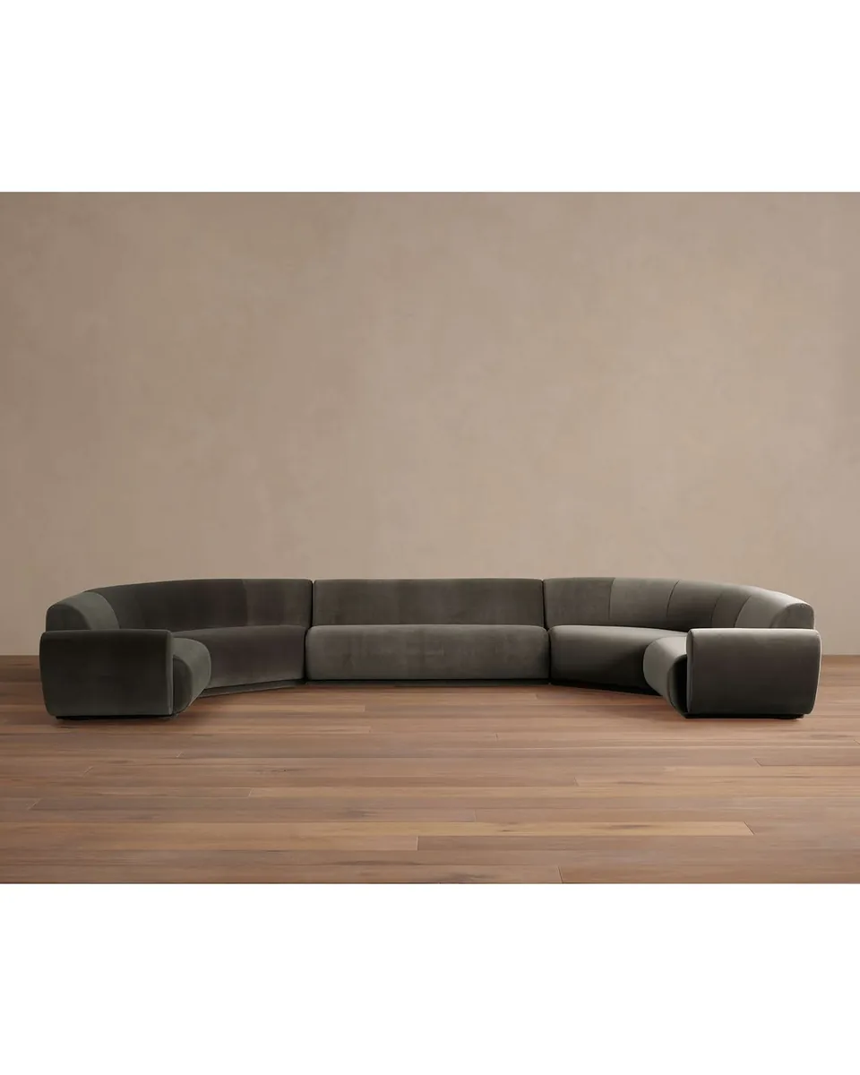 Gianni Five-Piece Curved Sectional