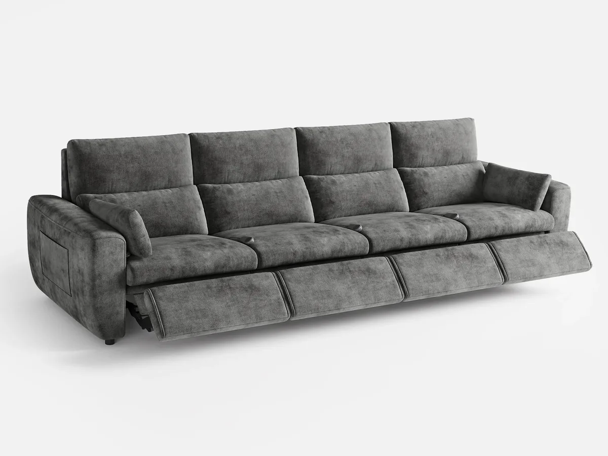 DRIFT 4-Seat Power Reclining Modular Couch