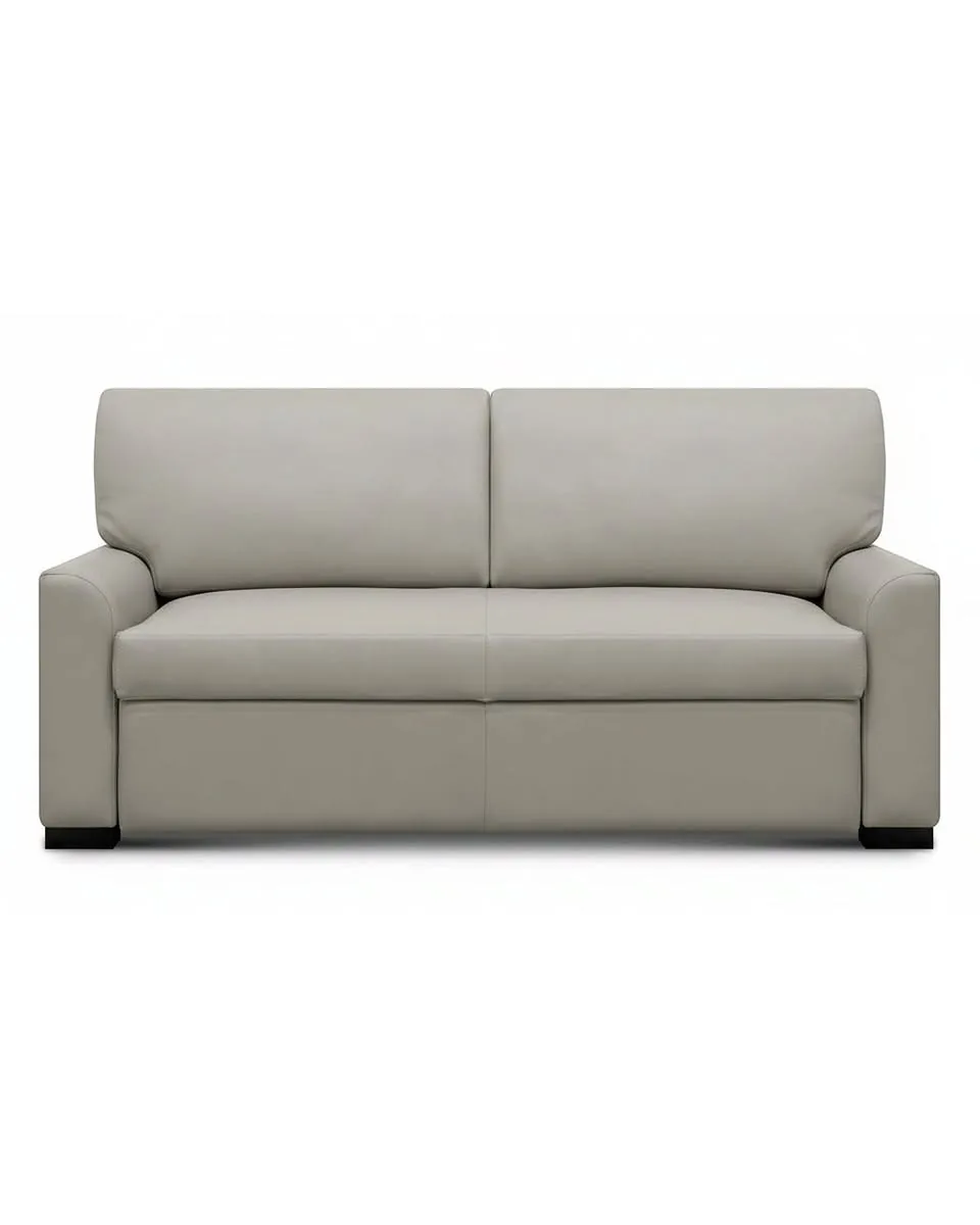 Anson 77 Inch Leather NEXT-GEN Queen Sleeper Sofa