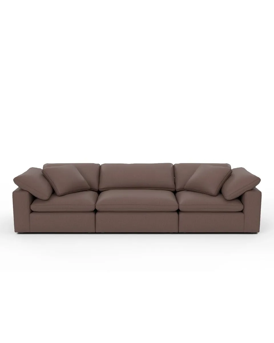 Fluffy 133.5" 3pc Sofa