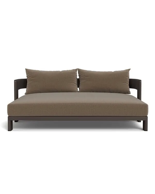 Victoria Aluminum Daybed (Aluminum Bronze / Marley Mink)