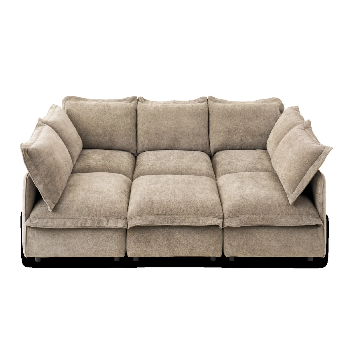 Qoosh 6-Seat Cloud Pit Sectional