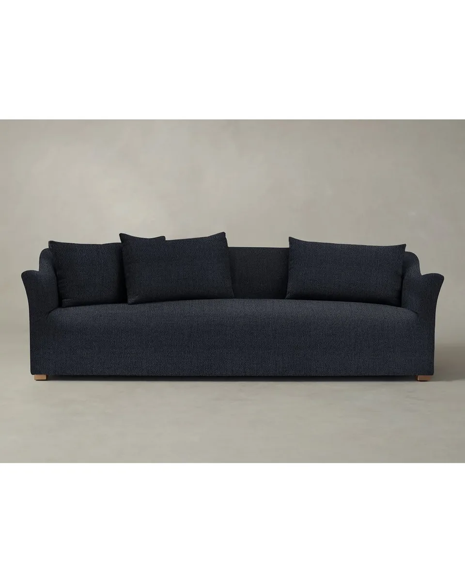 The Lenox Sofa - Performance Textural Weave Marina