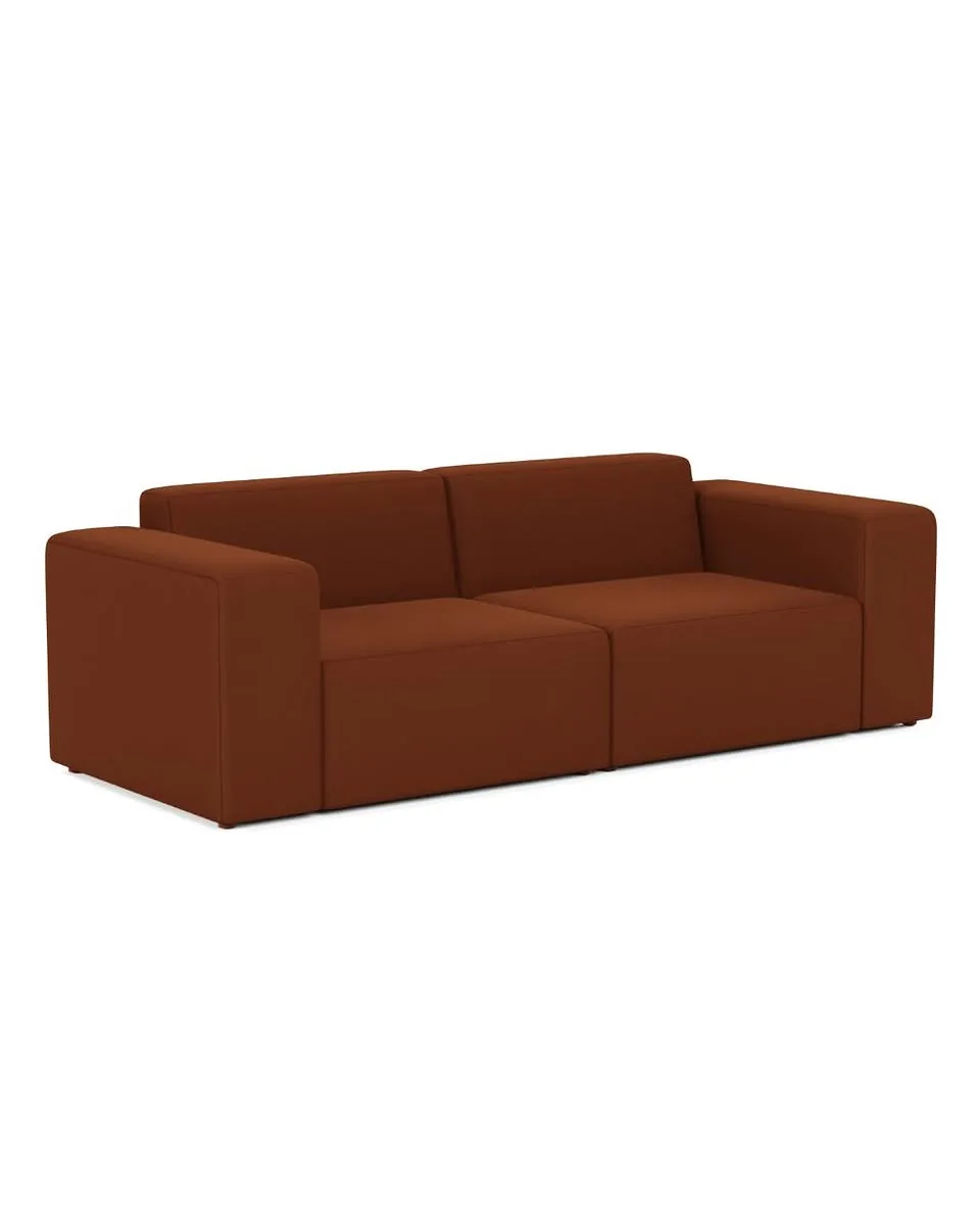 The Form Sectional - 2-Seat - Terra Cotta