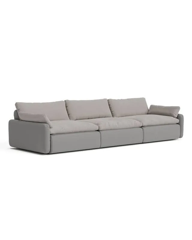 Sink Down Sectional - 3 Piece - Powder