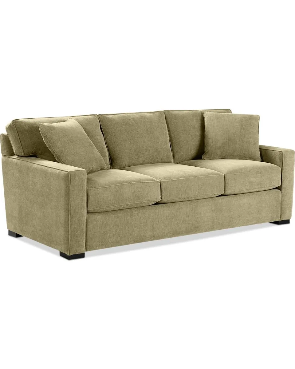 Radley 86" Fabric Sofa, Created for Macy's - Heavenly Apple Green